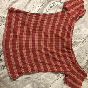 Size small pink off the shoulder shirt